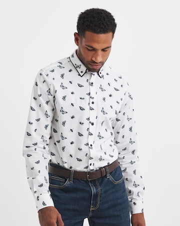 Joe Browns Butterfly Print Shirt Long