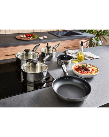 Morphy Richards Stainless Steel 5 Piece Pan Set
