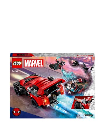 LEGO Marvel Miles Morales vs. Morbius Toy Car Set 76244