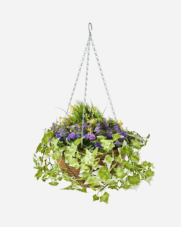 Lilac Bloom Hanging Basket