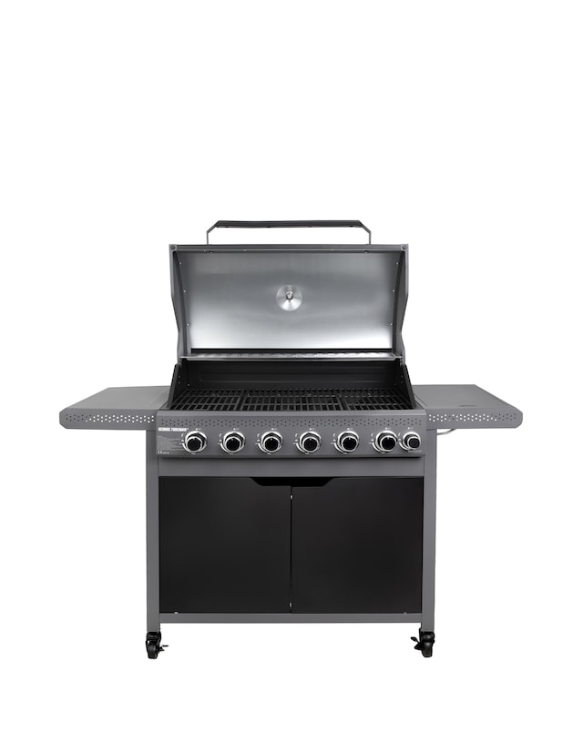 George Foreman 6+1 Burner Gas BBQ with Side Burner