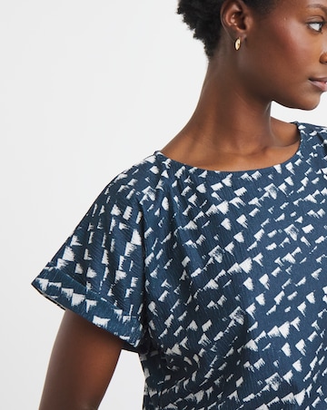 Great Value Textured Jersey Swing Dress