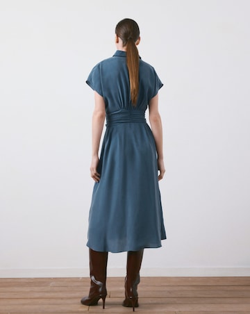 Mango Belt Shirt Dress Maca