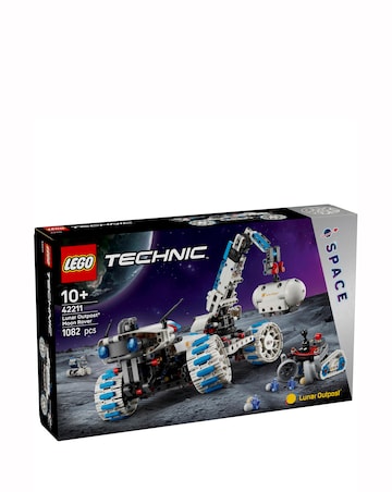 LEGO Technic Lunar Outpost Moon Rover Space Vehicle, STEM Toy 42211
