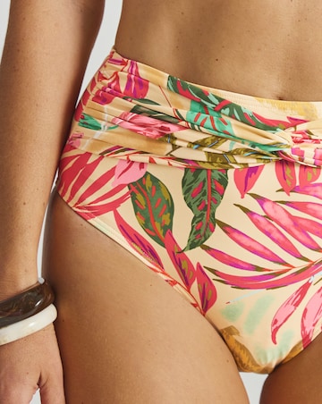 MAGISCULPT Medium Control Twist Front High Waist Bikini Bottoms