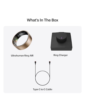 Ultrahuman Ring AIR Bluetooth Smart Ring - Brushed Rose Gold - Size 7