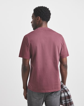 Union Garment Dyed T-Shirt- Burgundy