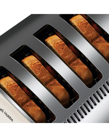 Emma Bridgewater 25780 Rise and Shine Stainless Steel 4 Slice Toaster