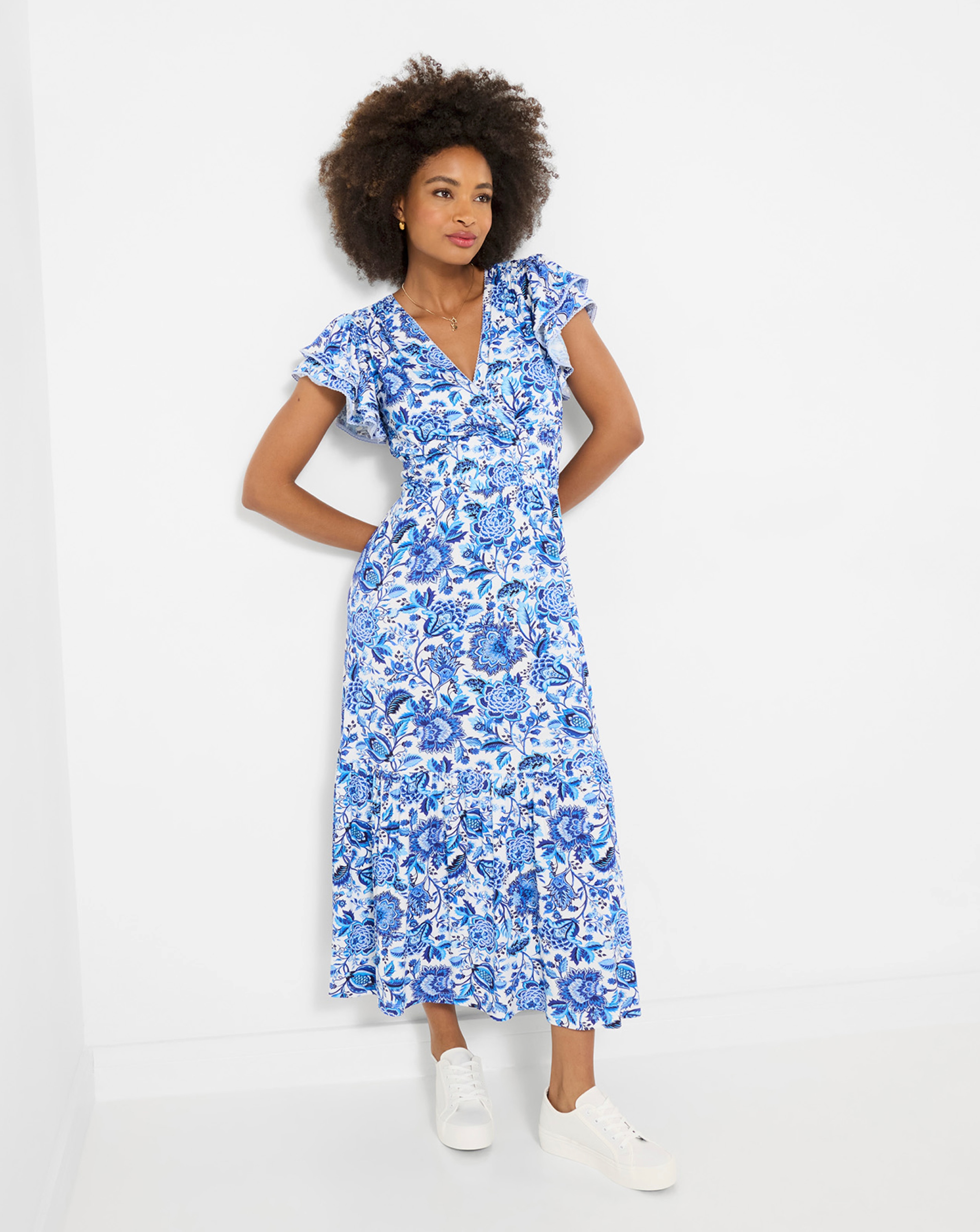 Joe Browns Santorini Floral Jersey Dress | JD Williams