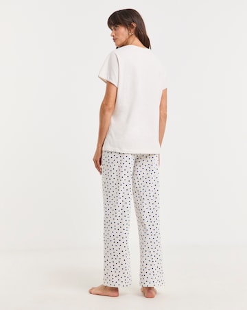 JD Williams (2 Pack) Cotton Top Pyjama Sets