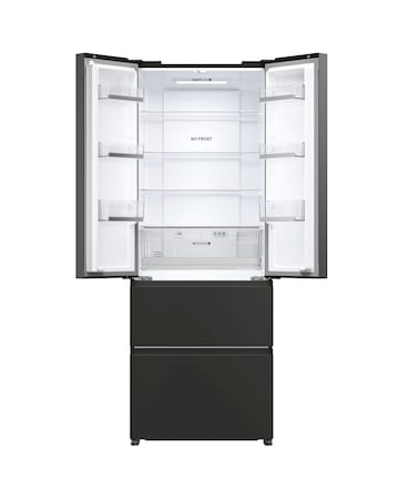 Haier HFR5719ENPB 70cm French Door Fridge Freezer - Black