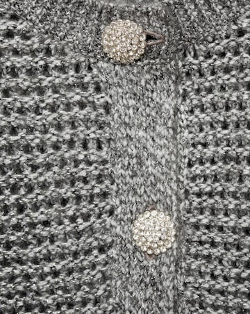 Mango Chunky Knit Jacket With Buttons