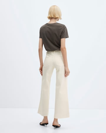 Mango Mid Rise Coulotte Jeans