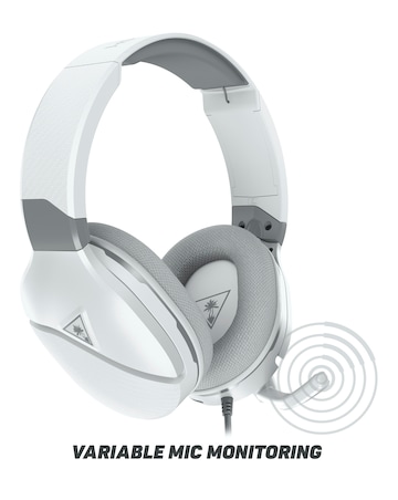 Turtle Beach Recon 200 Gen 2 Multi Platform Wired Gaming Headset - White