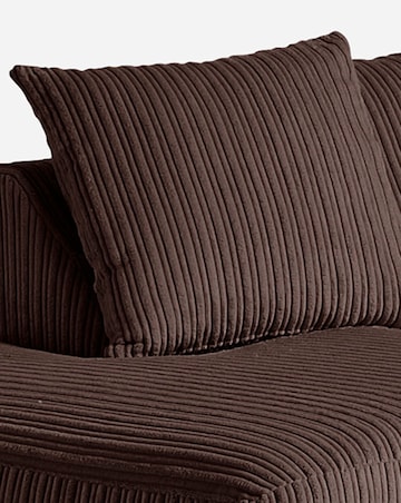 Ferguson Jumbo Cord Left Hand Chaise Sofa