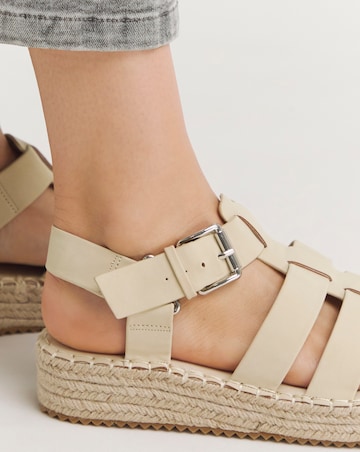 Honor Fisherman Espadrille Sandals Wide E Fit