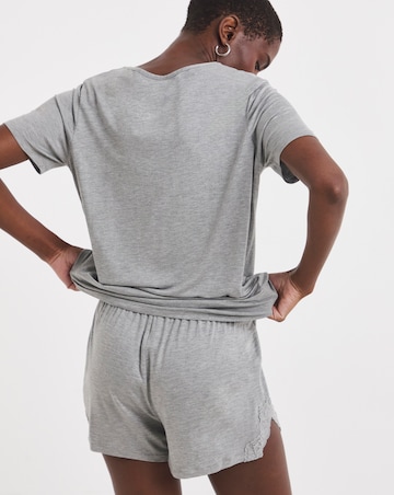 Pretty Secrets Cool Stretch Lace Pyjama Shortie Set