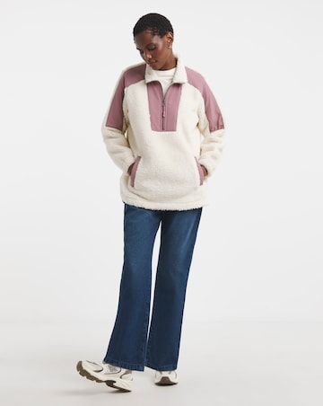 Snowdonia Contrast Funnel Fleece