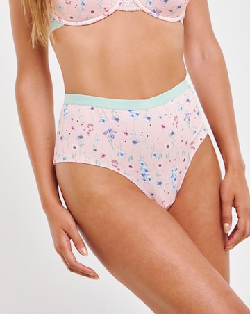 Pretty Secrets Floral Print Micro French Knicker