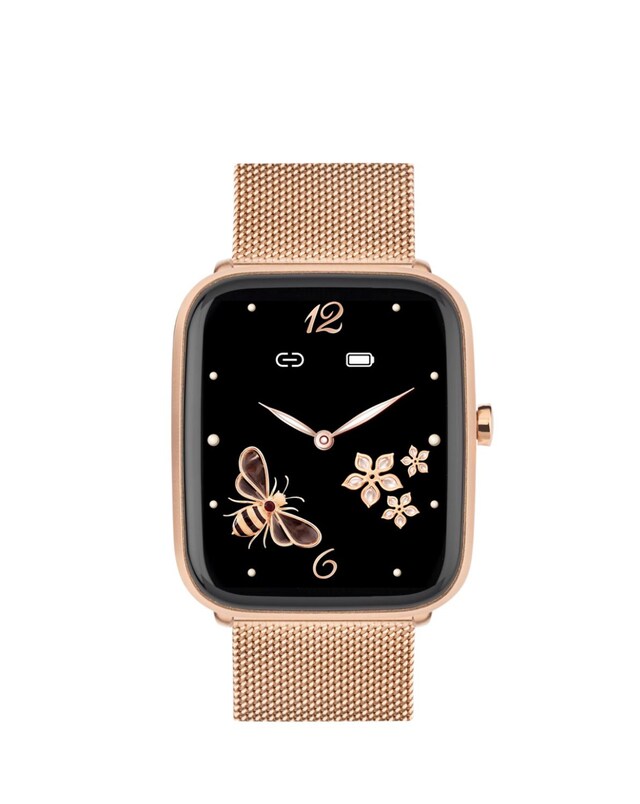 Sekonda Motion Plus Smart Watch - Rose Gold Alloy & Stainless Steel Mesh