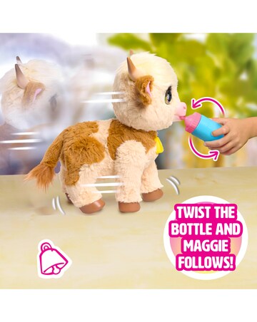 FurReal Maggie the Feed & Follow Cow