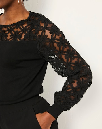 Fatface Lace Insert Top