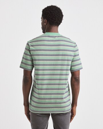 Union Relaxed Fit Marl Yarn Dye Stripe T-Shirt Long