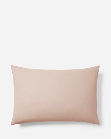 Non Iron Plain Dye Housewife Pillowcase Pair