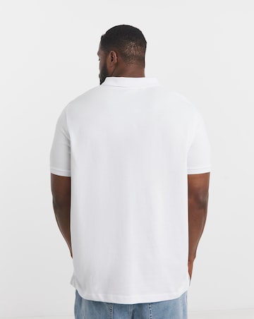 Pure Cotton Pique Polo-White