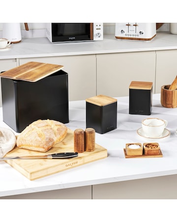 Salter Toronto 4 Piece Bread Bin and Canister Set
