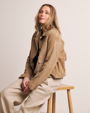 Anthology Suede Trucker Jacket