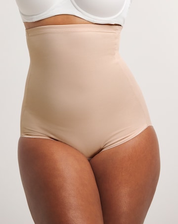 Naomi&Nicole Fuller Figure Firm Control Tummy Shaping Hi Waist Knicker Beige