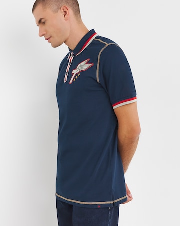 Joe Browns Badged Long Length Polo