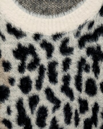 Mango Wild Animal Print Sweater