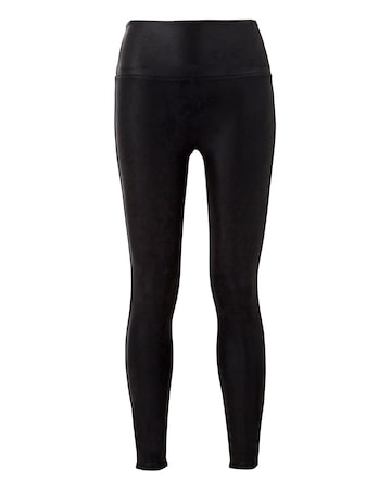 Spanx Medium Control Faux Leather Leggings Black