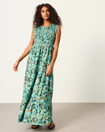 FatFace Anais Batik Maxi Dress