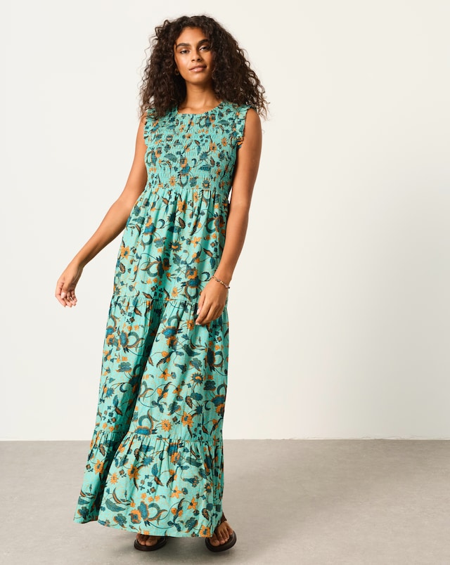 FatFace Anais Batik Maxi Dress