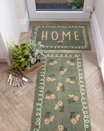 My Mat Nylon Indoor Pattern My Home in Bloom Runner