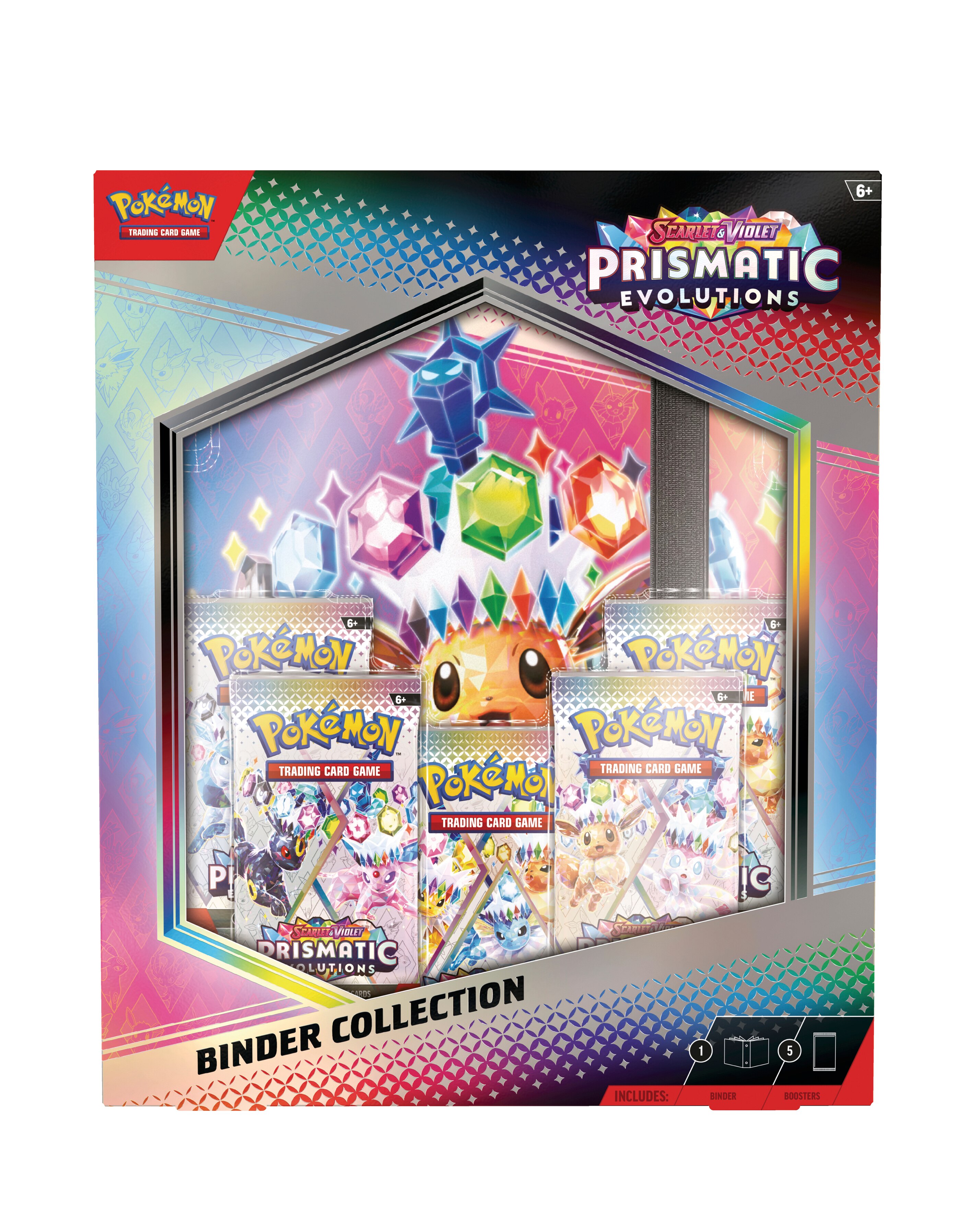 Pokemon TCG: SV8.5 - Prismatic Evolution - Binder Collection | JD