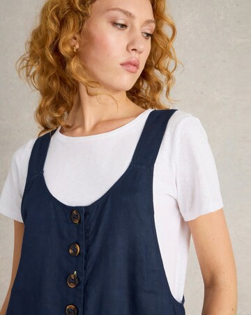 White Stuff Viola Linen Dungaree