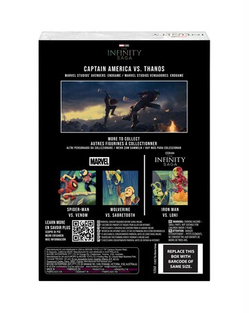 FanDrop Marvel Captain America vs Thanos Figures