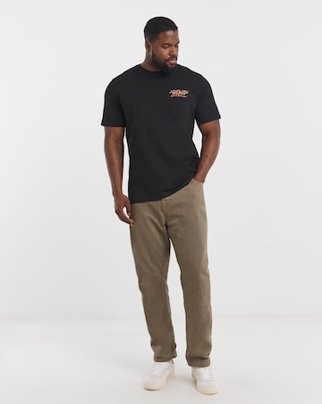 Jack & Jones Botaniq Back Graphic T-Shirt - Black