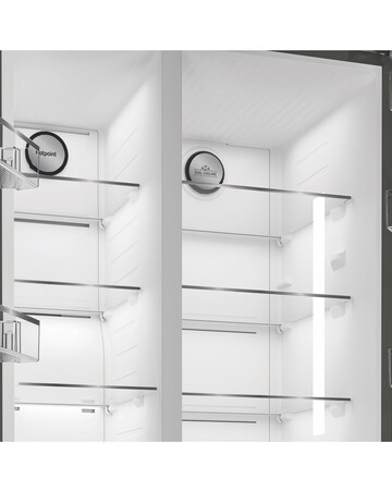 Hotpoint HPG26592XP4UKWR Dual No Frost American Fridge Freezer - Silver