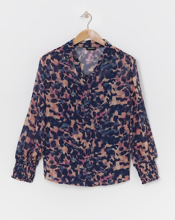 Sheer Long Sleeve Shirt