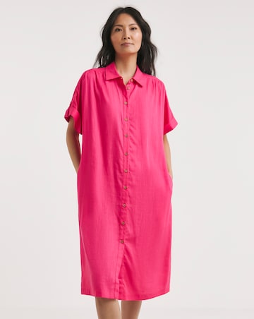 Julipa Short Linen Mix Shirt Dress