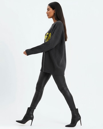 Religion Relaxed Fit Wild Heart Jumper