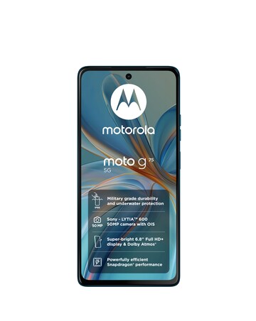 Motorola Moto G75 5G 256GB - Aqua Blue