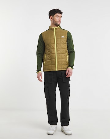 Snowdonia Square Padded Hybrid Zip Up Jacket