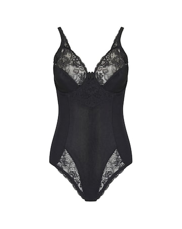 Pour Moi Superfit Full Cup Wired Bodyshaper Black