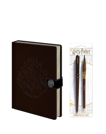 Harry Potter Stationery Set (Pen, Pencil & Notebook)